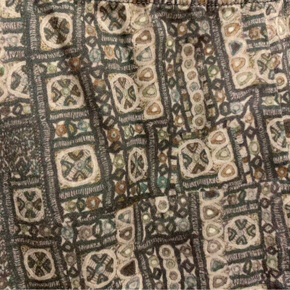 Johnny Was Pete & Greta Grey Art Boho Patterned Pull-On Pants Size XL - Picture 5 of 10